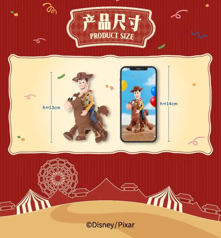 TOP TOY Disney Toy Story Playful Moment Series Blind Box Cute Woody Model Cartoon Decorative Figure Children's Toy Birthday Gift