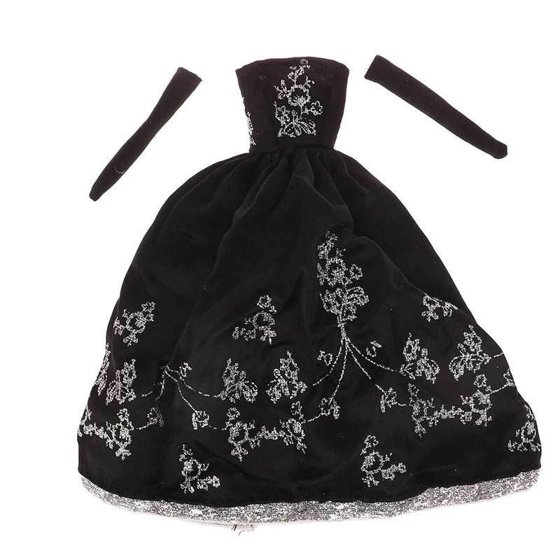 Doll Clothes Princess Dress Banquet Party Beautiful Dress Embroidery Tulle Dress For 11inch Doll