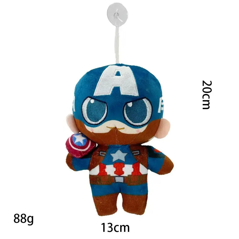 Classic Q Version Spider Plush Toy Anime Doll Marvel Super Hero Stuffed Figure Soft Cuddly Toy for Boys Girls Easter