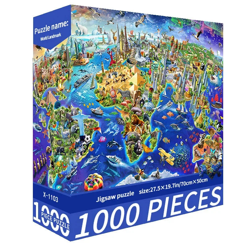 1000 Piece Puzzle for Adults Challenging Decompression Creative Home Decoration Gift All Special Occasions