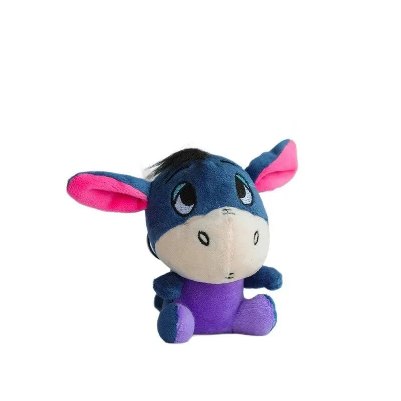 12-20cm Winnie the Pooh Bear Tiger Pig Anime Cute Cartoon Plush Dolls Toys Keychain Pendant Room decoration Kids Birthday Gift