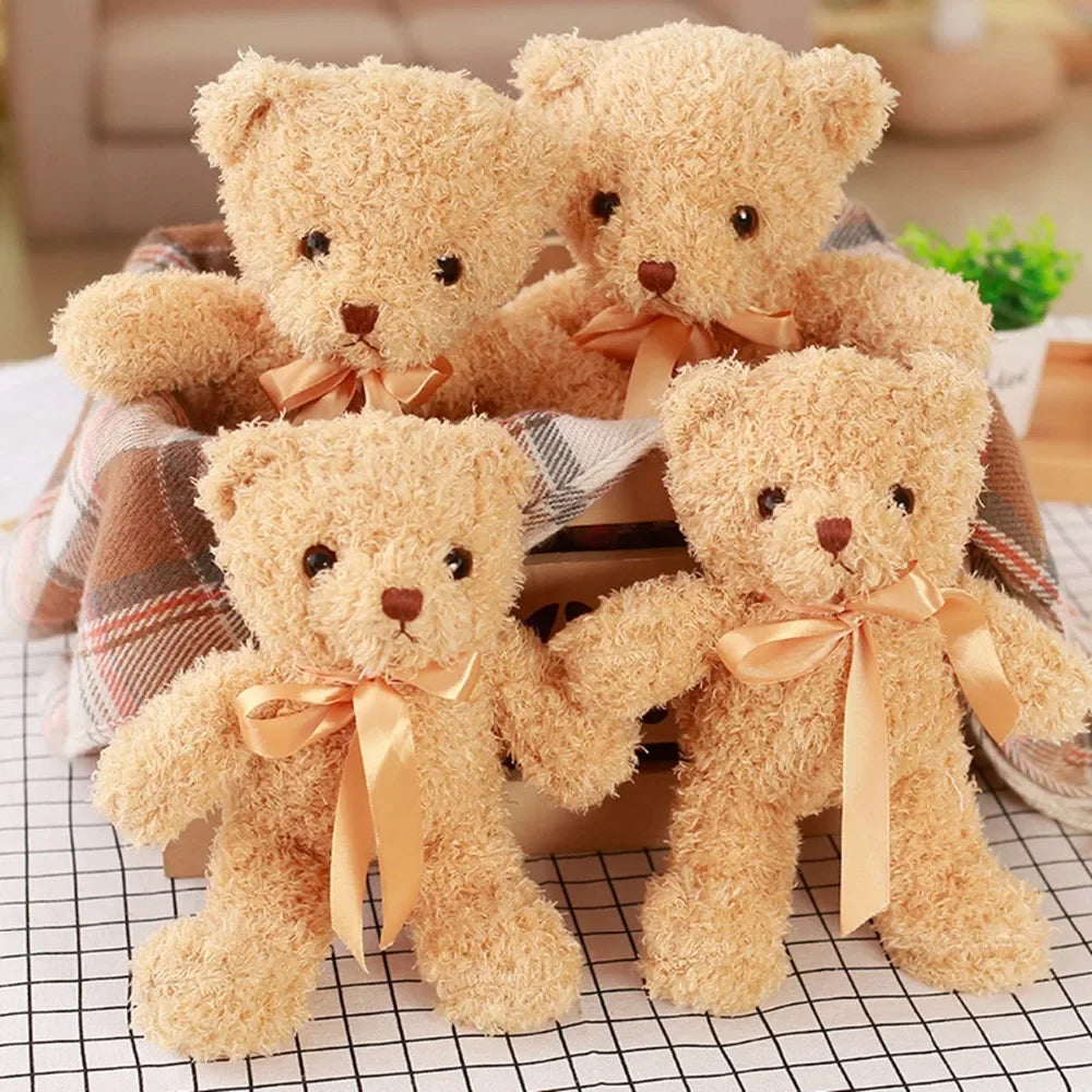 New  Bear Plush Toy Lovely Bear Stuffed Soft Animal Dolls Kids Toy Wedding Birthday Gift For Girlfriend Lover