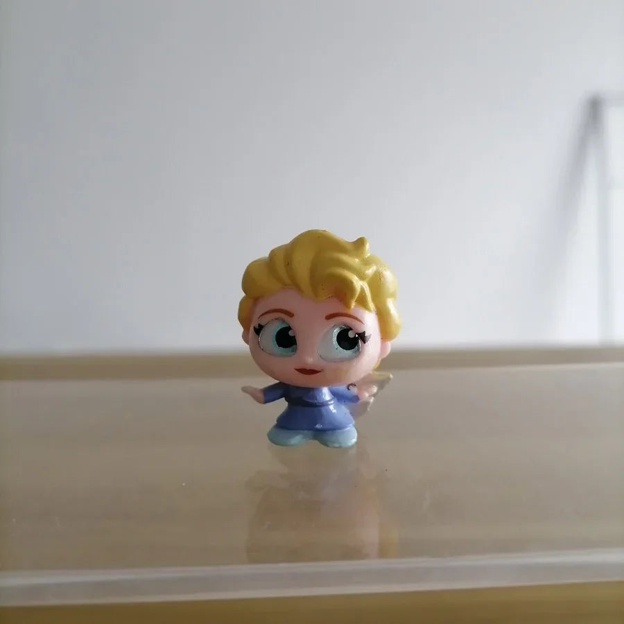 Disney Doorables Action Figures Mickey Minnie Forky Desktop Decoratoion Kawaii Big Eyed Doll Cartoon Model Toys Kids Gifts