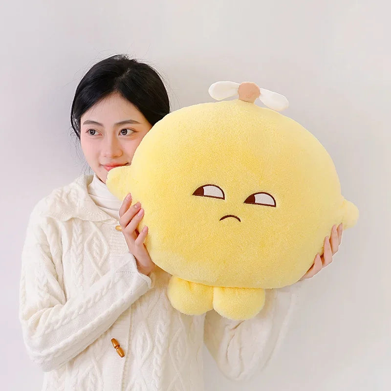 50cm Fun Lemon Pillow Soft Comfortable Cartoon Plush Toys My Boss Same Style Cute Home Dolls Decoration Men Women Birthday Gifts