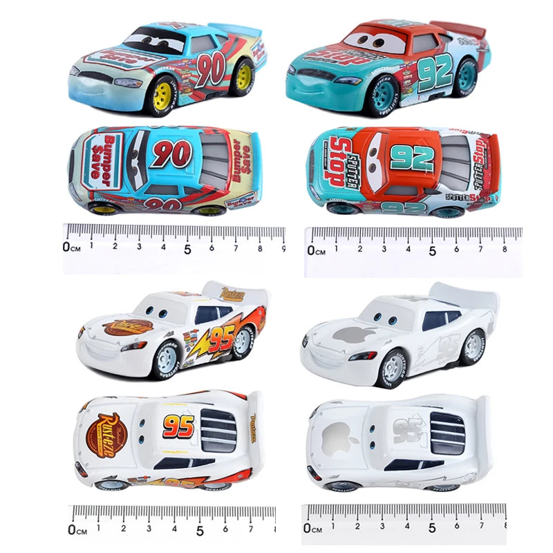 Disney Pixar Cars 3 Lightning McQueen No19 Poppy Racing Family Family Jackson Storm Ramirez Die Cast Metal Alloy Kids Gifts