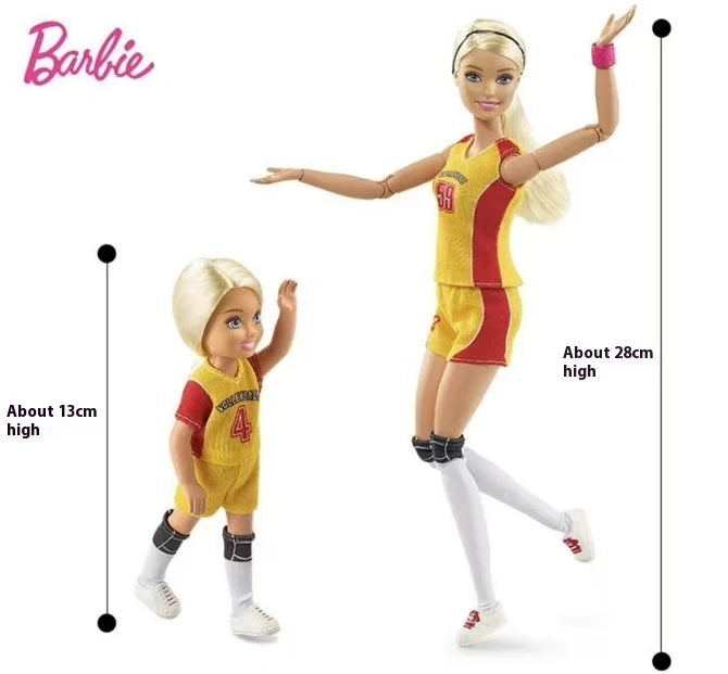 Authentic Barbie Doll with Yoga Poses Changeable Styles Multiple Joints Moving Collectible Toy for Kids And Adults