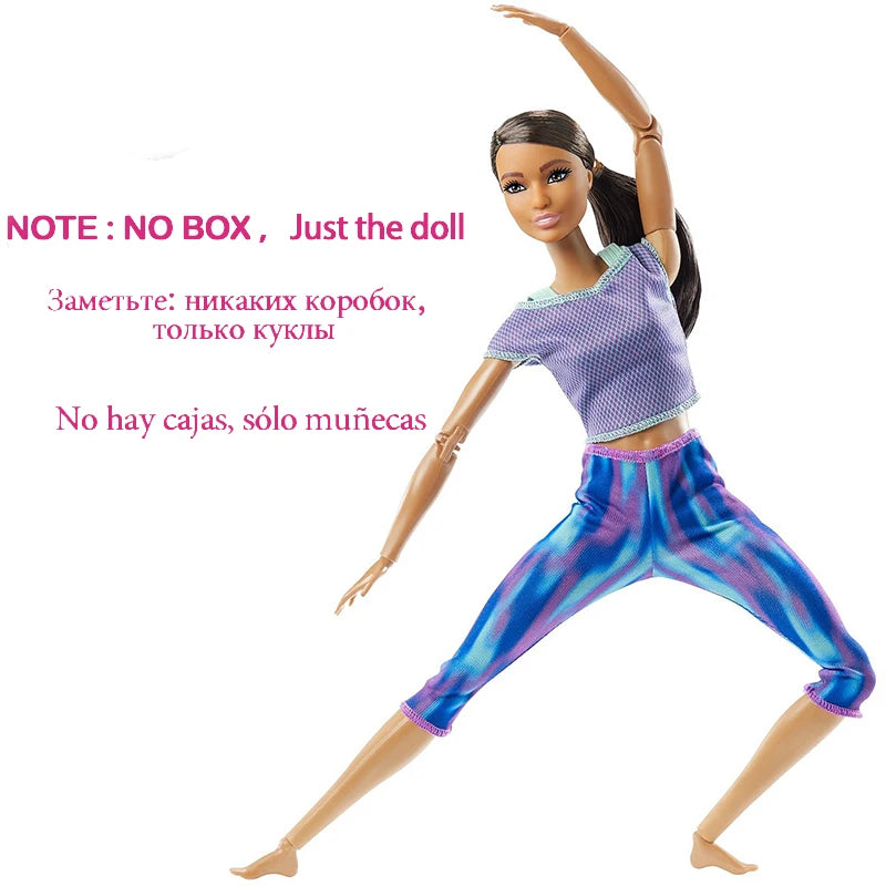 Original Barbie Dolls Sports Girls Fashionistas Chelsea Baby Fashion Clothes Kids Toys for Children Multi Joints Juguetes Gifts