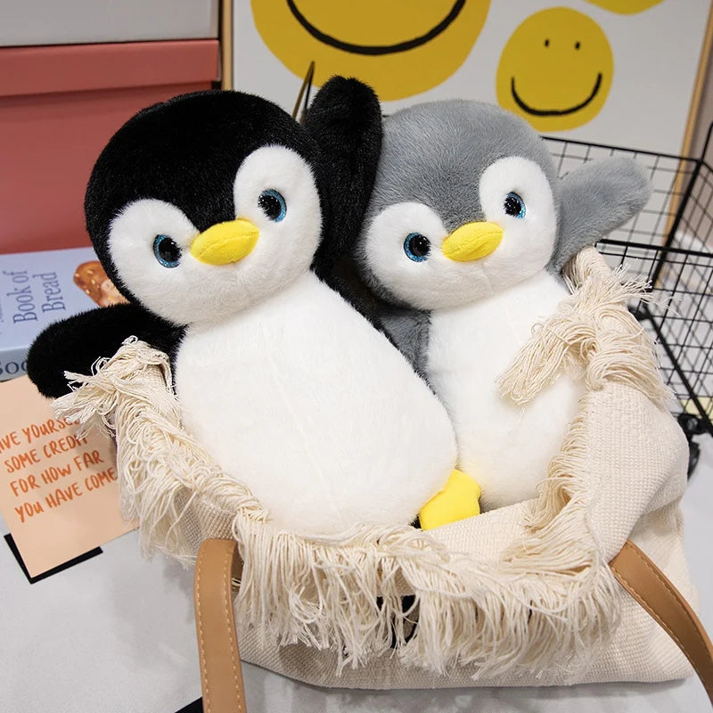 25/30cm Cartoon Shiny Penguin Toy Luminous Pillow Soft Stuffed Plush Glowing Dolls Led Light Toys Gift For Kids Children Girls