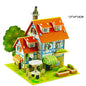 Villa House Castle Building Model 3D Cardboard Puzzle Jigsaw Toys Children's Interest Educational Toys Kids Gift