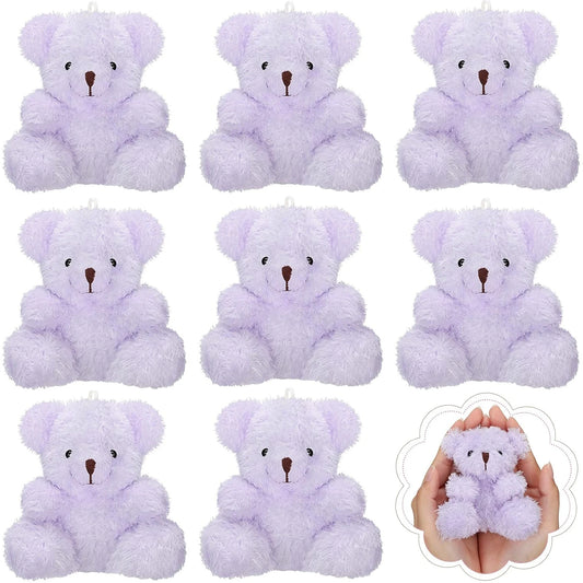10-30Pcs Mini Plush Bears Small Bear Stuffed Animal Toys Tiny Fuzzy Bear Soft Bear Stuffed Doll for Birthday Gifts Party Favors