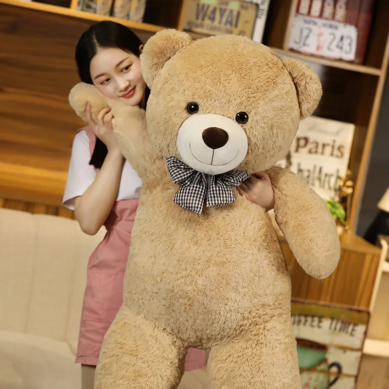 Bear Plush Toys High Quality Large Size Plushie Dolls Soft Stuffed Animal Room Decor Pillow Children Birthday Gift