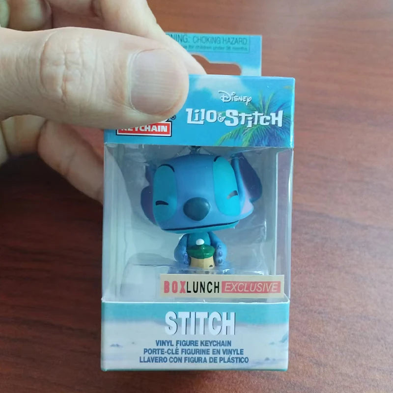 Disney Pixar Pocket Keychain The Incredibles ELASTIGIRL WRECK-IT RALPH MOANA MAUI Figure Model Toys for Children Christmas Gifts