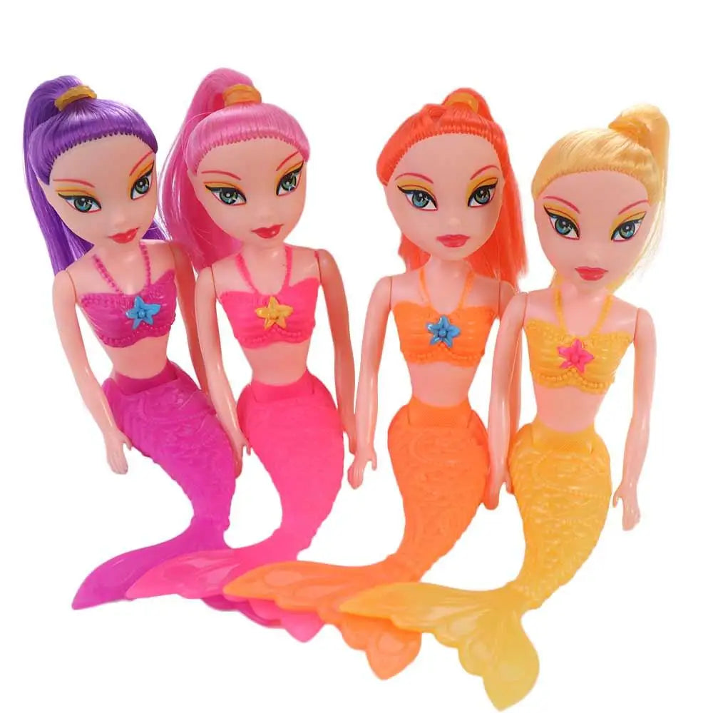 For  16cm Birthday Present Educational Classic Girls  Princess Fairy Doll Swimming Pool Toys Mermaid Doll
