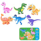 Montessori Baby Puzzle Educational Toys Wood 3D Puzzle Games Iron Box children Puzzles Jigsaw Wooden Puzzles For Kids 2 3 4 Year