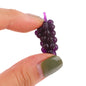 6Pcs/set 1:12 Dollhouse Miniature Purple Green Grape Dollhouse Food  Doll House Accessories Toys