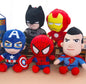 25-30cm Man Spiderman Plush Toys Movie Dolls Marvel Avengers Soft Stuffed Hero Captain America Iron Valentine's Day gift for Kid
