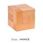 Wooden Luban Lock Unlock Interlock Game Brain Teaser Puzzle Inteligencia Rompecabezas 3D De Madera Montessori Educational Toys