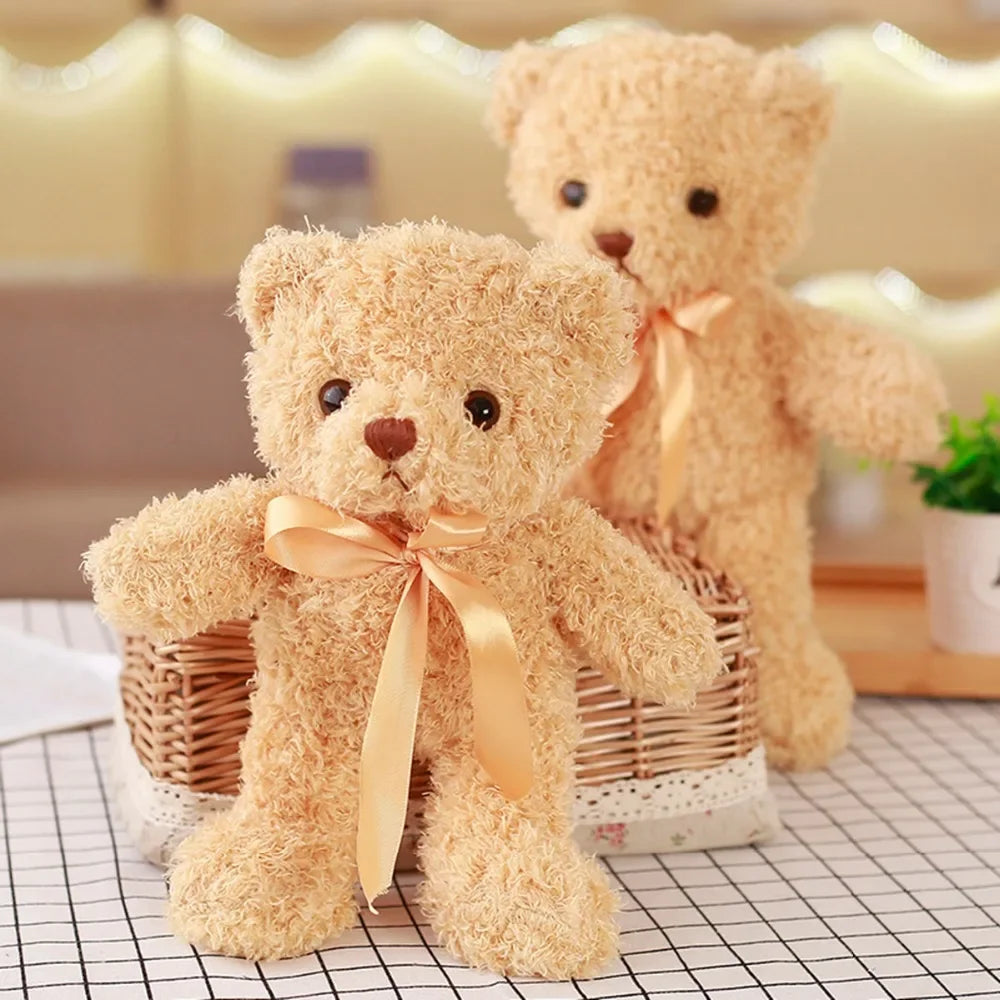 New  Bear Plush Toy Lovely Bear Stuffed Soft Animal Dolls Kids Toy Wedding Birthday Gift For Girlfriend Lover