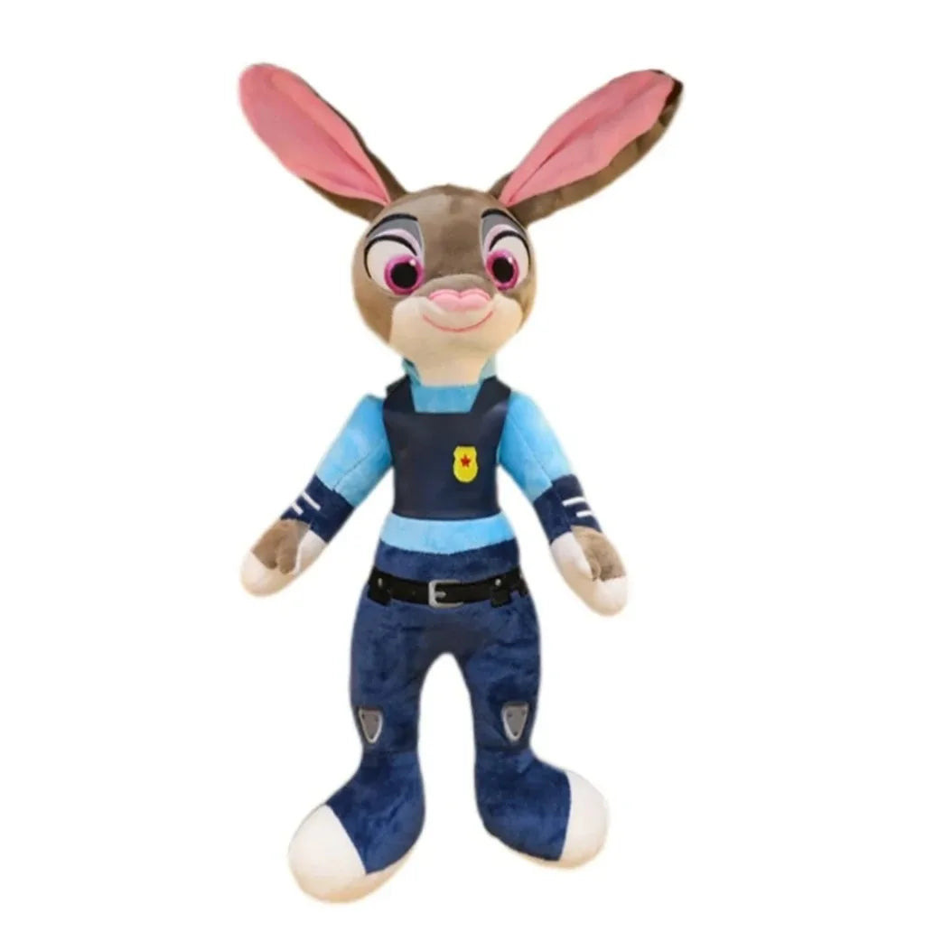 Disney Cartoon Anime Movie Zootopia Plush Toy Fox Nick Wilde Rabbit Judy Hopps Doll Soft Stuffed Animals Toys Kids Xmas Gifts
