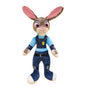 Disney Cartoon Anime Movie Zootopia Plush Toy Fox Nick Wilde Rabbit Judy Hopps Doll Soft Stuffed Animals Toys Kids Xmas Gifts