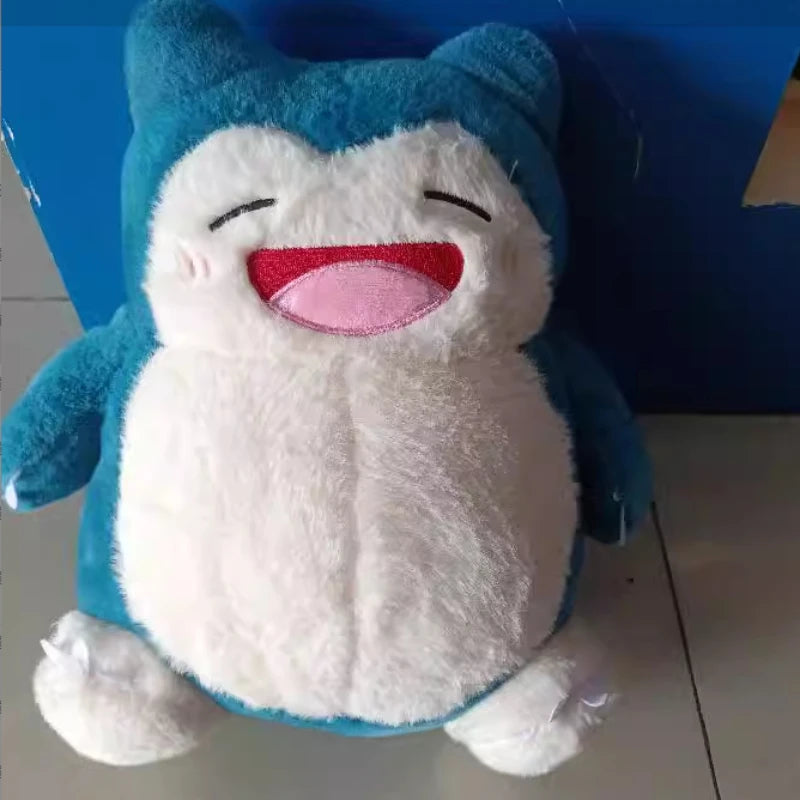35cm Pokemon Snorlax Plush Toy Cute Sleeping Stuffed Animal Soft Kawaii Anime Doll Big Belly Hugging Pillow Christmas Gift Kids