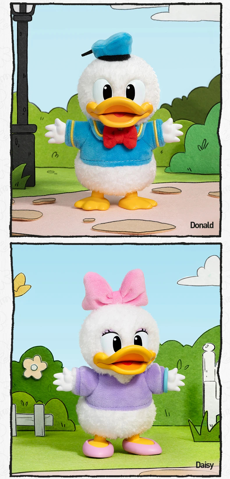 POP MART Mickey Family Cute Together Keychain Series Blind Box Mystery Box Original Toy Doll Cute Anime Figure Desktop Ornament