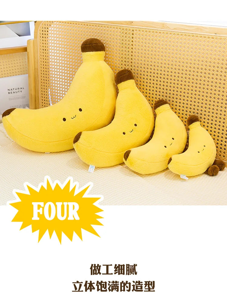 Simulated Fruit Doll Fun Long Leg Banana Children's Doll Pillow Soft and Comfortable Funny Doll Gift