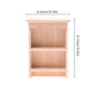 1Pcs Dollhouse Miniature Bookcase Storage Rack Mini Wood Cherry Display Shelf Cabinet Cupboard Doll House Furniture Model Toys