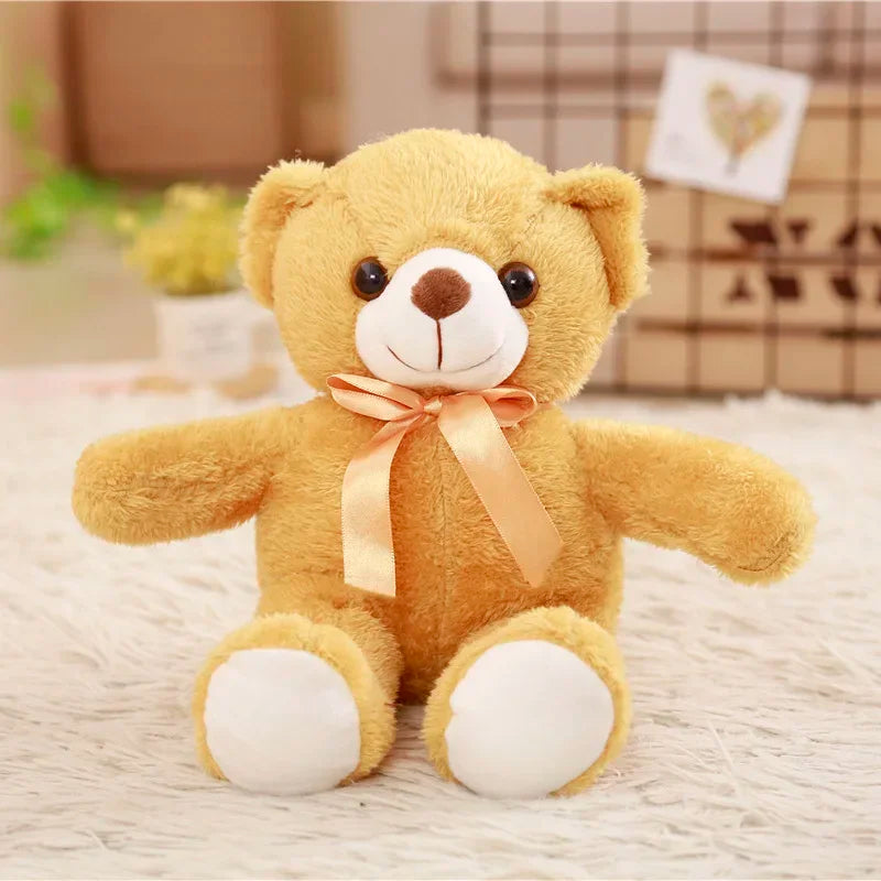 New  Bear Plush Toy Lovely Bear Stuffed Soft Animal Dolls Kids Toy Wedding Birthday Gift For Girlfriend Lover