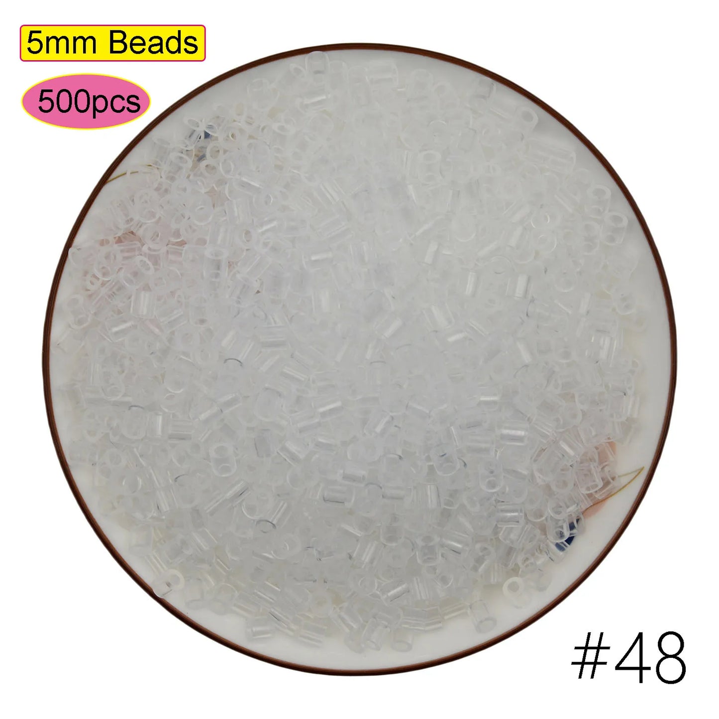 500Pcs 5mm HAMA Perler Beads for GREAT Kids  Fun DIY Intelligence Educational Toys Craft Puzzles 3d Iron Beads Puzzle