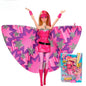 Original Barbie Dolls Holiday Pink Fashion Princess Hero Extraordinary Magical Transformation Handsome Toys for Girls Scene Gift