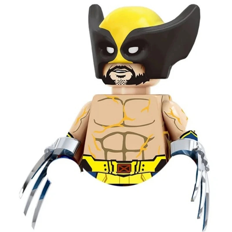 Blind Box Mini Building Blocks TV6205 Figures Big Goblin Spiderman Iron Man Venom Captain Hawk Deadpool Armor Christmas Gift Toy