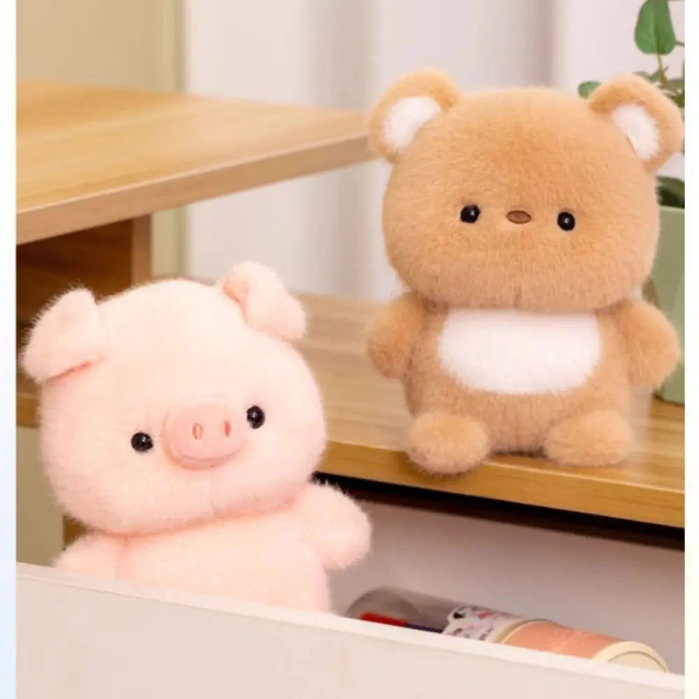 Kawaii 16cm Plush Companion Doll Plush Elephant Stuffed Animal Pillow Super Soft Bear Animal Plush Toy Desk