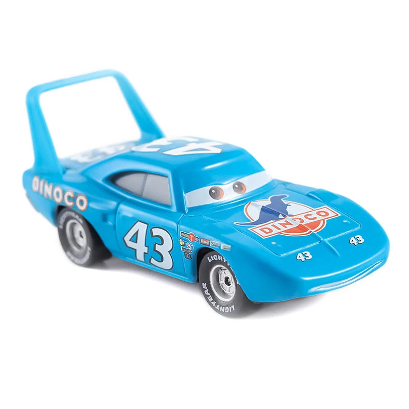 Disney Pixar Cars 3 Lightning McQueen No19 Poppy Racing Family Family Jackson Storm Ramirez Die Cast Metal Alloy Kids Gifts