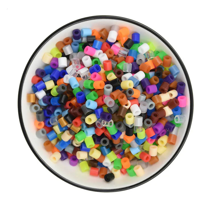 500pcs 5.0mm Perler Beads Pixel Puzzle Fuse&Hama Beads Diy 3D Puzzles Handmade Gift Fuse Beads Kit Iron Toy Educational Toys
