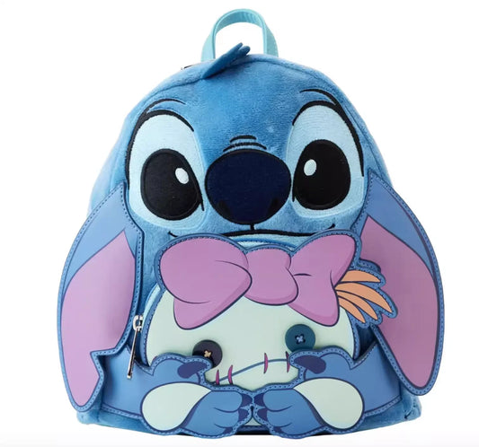Disney Stitch Luau Mini Backpack Cosplay Womens Double Strap Shoulder Bag Purse Lilo & Stitch