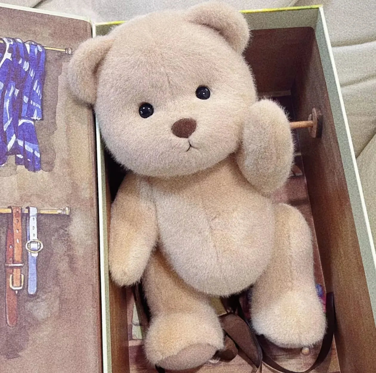 New 30cm Kawaii Jointed Bear Plush Toy Doll Stuffed Animal Teddy Bear With Movable Limbs And Head Cute Birthday Gift For Girls