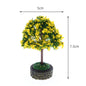 1:12 Dollhouse Miniature Landscape Tree Orange Tree Garden Decor Toy Doll House Accessories