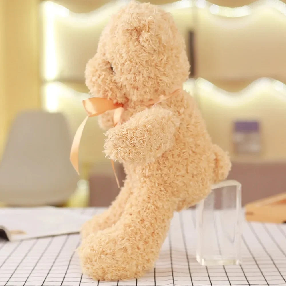New  Bear Plush Toy Lovely Bear Stuffed Soft Animal Dolls Kids Toy Wedding Birthday Gift For Girlfriend Lover