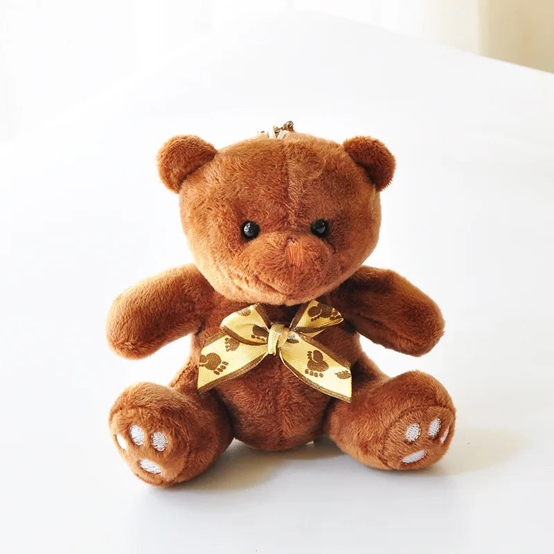 1Pcs Candy Bear Little Teddy Bear Plush Toy Cute10cm Cartoon Stuffed Soft Plush Doll Toy Children's Decorative Birthday Gifts