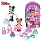 Disney Mickey Mouse Fashion Fun Minnie Beautiful Change Clothes Gifts Toy Model Anime Figures Collect Ornaments
