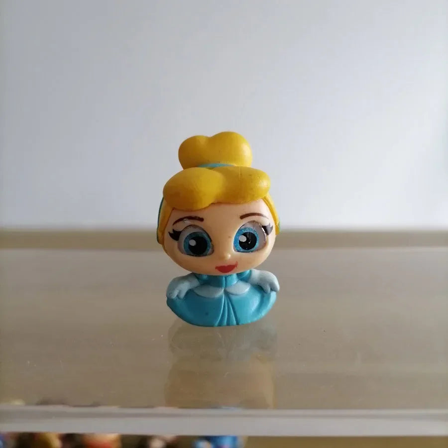 Disney Doorables Action Figures Mickey Minnie Forky Desktop Decoratoion Kawaii Big Eyed Doll Cartoon Model Toys Kids Gifts