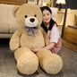 Bear Plush Toys High Quality Large Size Plushie Dolls Soft Stuffed Animal Room Decor Pillow Children Birthday Gift