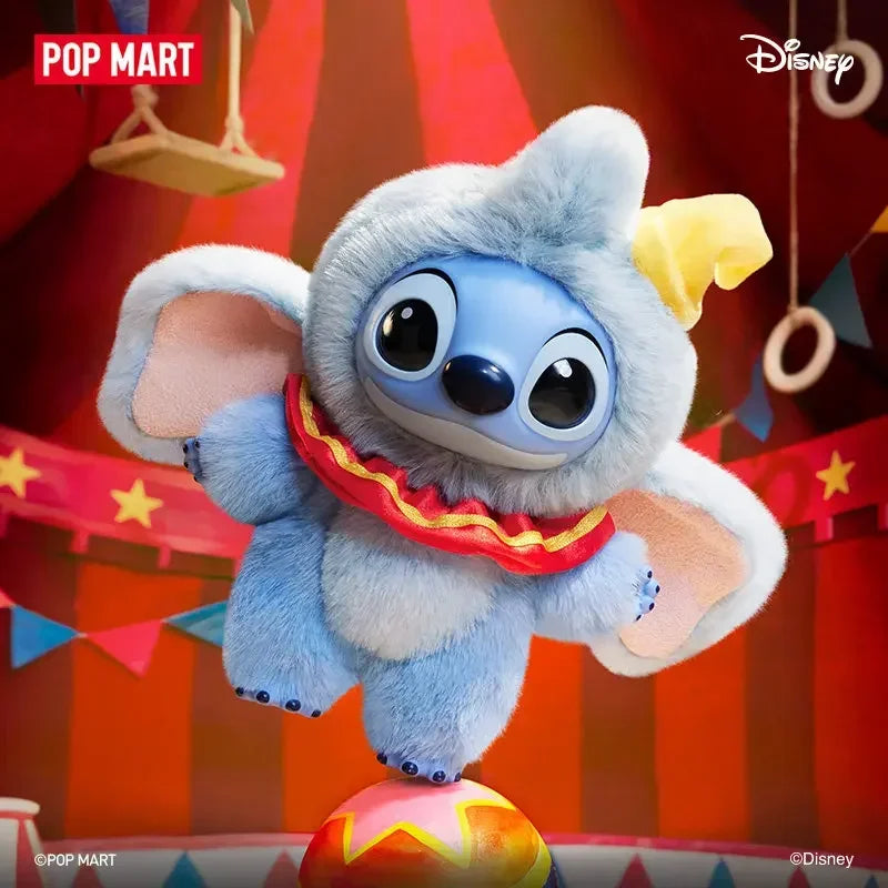 POP MART Disney Stitch Adventure Series Vinyl Plush Trendy Blind Random Box Toys Mystery Box Guess Bag Action Figure Gift