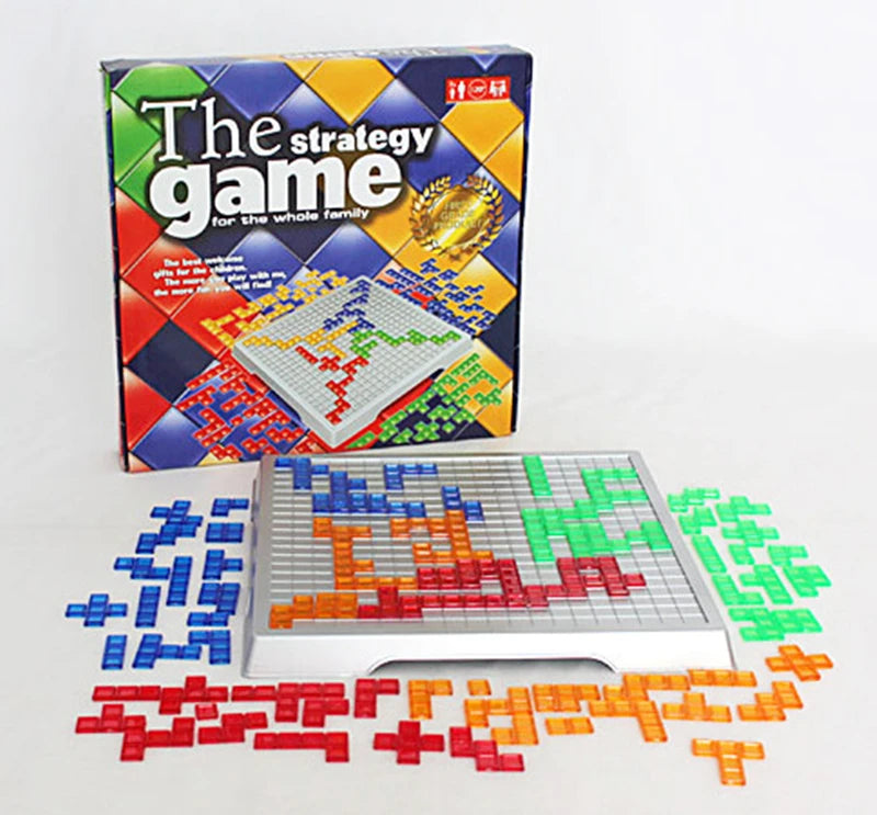 Fun Strategy Game: Novelty Puzzle Chess Blokus Board Game for Kids