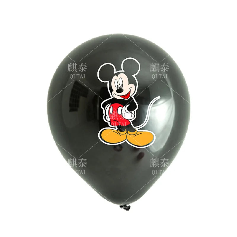 3/6/18pcs Disney Mickey Mouse Clubhouse 12 Inch Balloon Set,latex Balloons,for Children's Festival Parties,party Decorations
