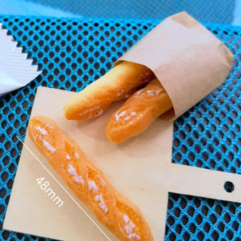 (SMTGDP11)1:12 Dollhouse Miniature Bread Dolls Kitchen Food Accessories Simulation Toys