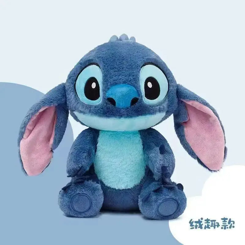 Anime Disney Kawaii Stitch Stuffed Toys Bluely Lilo&Stitch Plush Keychain Dolls Bag Pendant Birthday Party Gift For Kid Boy Girl