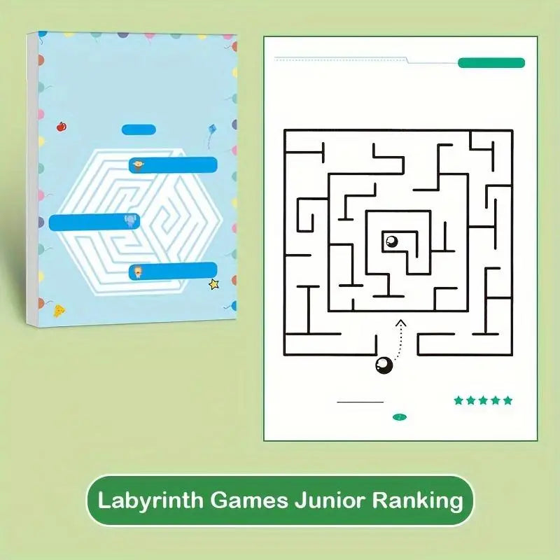 Children's Concentration Maze Training Book Student Thinking Development Attention Game Puzzle Intelligence Development Toys