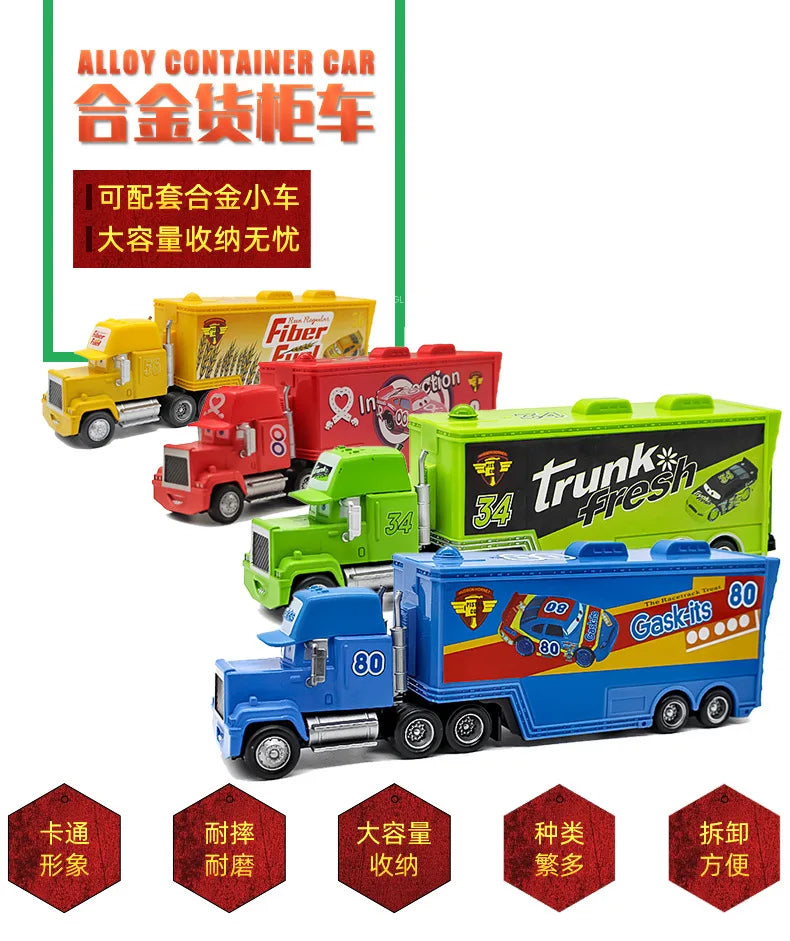 Toy Cars 2 & 3 Metal Die-Casting Car Toys Set #95 Mcqueen Truck King Jackson Storm Sally Ideal Birthday Gift For Boys